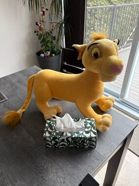 Disney Lion King SIMBA Plush 20" Large Jumbo  Big 2002 Hasbro Stuffed Animal Toy